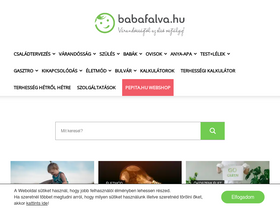 'babafalva.hu' screenshot