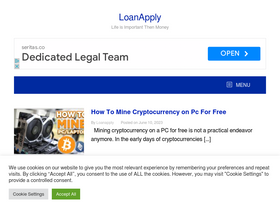 'loanapply.info' screenshot