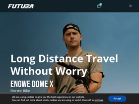 'futuraride.com' screenshot