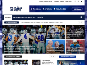 'vamoscowboys.com' screenshot