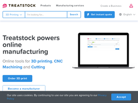 'treatstock.com' screenshot
