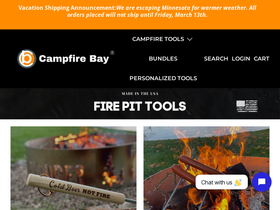 campfirebay.com homepage screenshot
