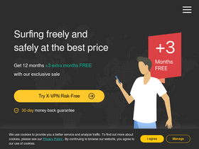 'xvpn.io' screenshot