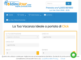 'holdingtour.com' screenshot