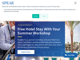 'speareducation.com' screenshot