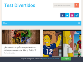 'testdivertidos.es' screenshot