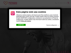 'entradasatualcance.com' screenshot