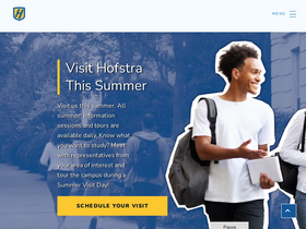 'hofstra.edu' screenshot