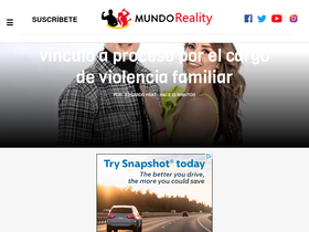 'mundoreality.com' screenshot