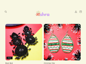 aashra.in homepage screenshot
