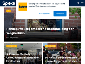 'spieke.nl' screenshot