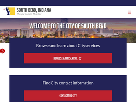 'southbendin.gov' screenshot