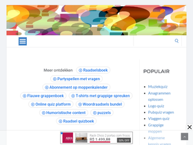 'raadsels.nu' screenshot