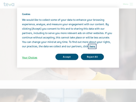 'tevapharm.com' screenshot