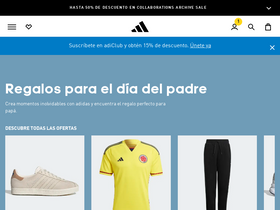 'adidas.co' screenshot