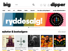 'bigdipper.no' screenshot