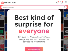 'newgiftsstore.com' screenshot