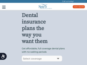 'spiritdental.com' screenshot