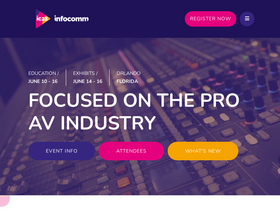'infocommshow.org' screenshot