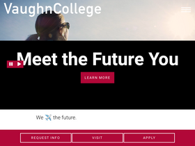 'vaughn.edu' screenshot