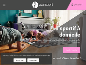 'ownsport.fr' screenshot