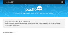 'postto.me' screenshot