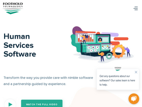 'footholdtechnology.com' screenshot