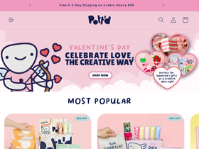 Pott'd EU homepage screenshot