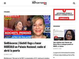 'losreporteros.mx' screenshot