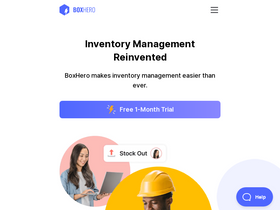 'boxhero-app.com' screenshot
