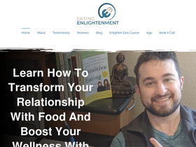'eatingenlightenment.com' screenshot