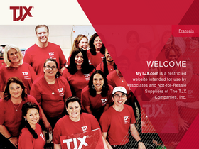 'mytjx.com' screenshot