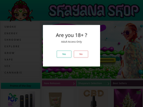 'shayanashop.com' screenshot
