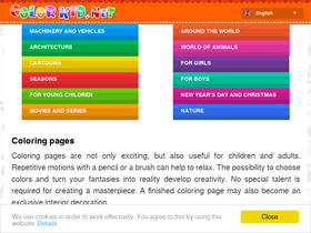 'colorkid.net' screenshot