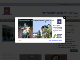 'nbu.ac.in' screenshot