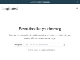 'imaginated.com' screenshot