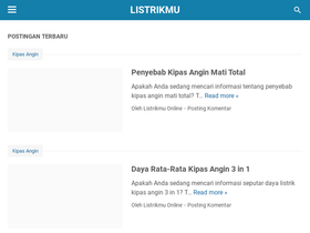 'listrikmu.com' screenshot