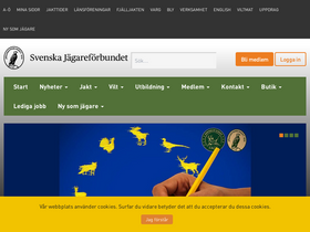 'jagareforbundet.se' screenshot