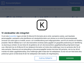 'korsord-hjalp.se' screenshot