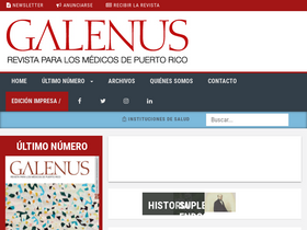 'galenusrevista.com' screenshot
