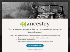 'ancestry.mx' screenshot