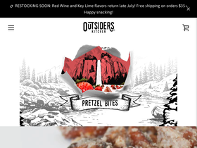 outsiderskitchen.com homepage screenshot
