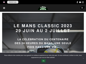 'lemansclassic.com' screenshot