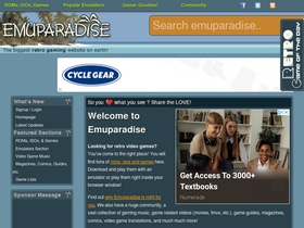 'emuparadise.me' screenshot