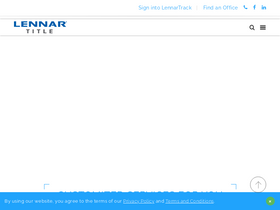 'lennartitle.com' screenshot