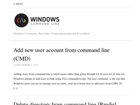 'windows-commandline.com' screenshot