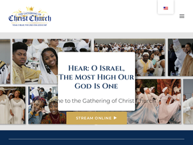 'gatheringofchrist.org' screenshot