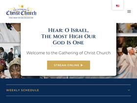 'gatheringofchrist.org' screenshot