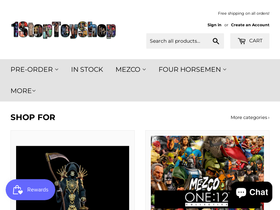 1stoptoyshop.com homepage screenshot