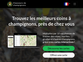 'chasseursdechampignons.com' screenshot